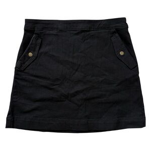 Copper Key Black Mini Skirt